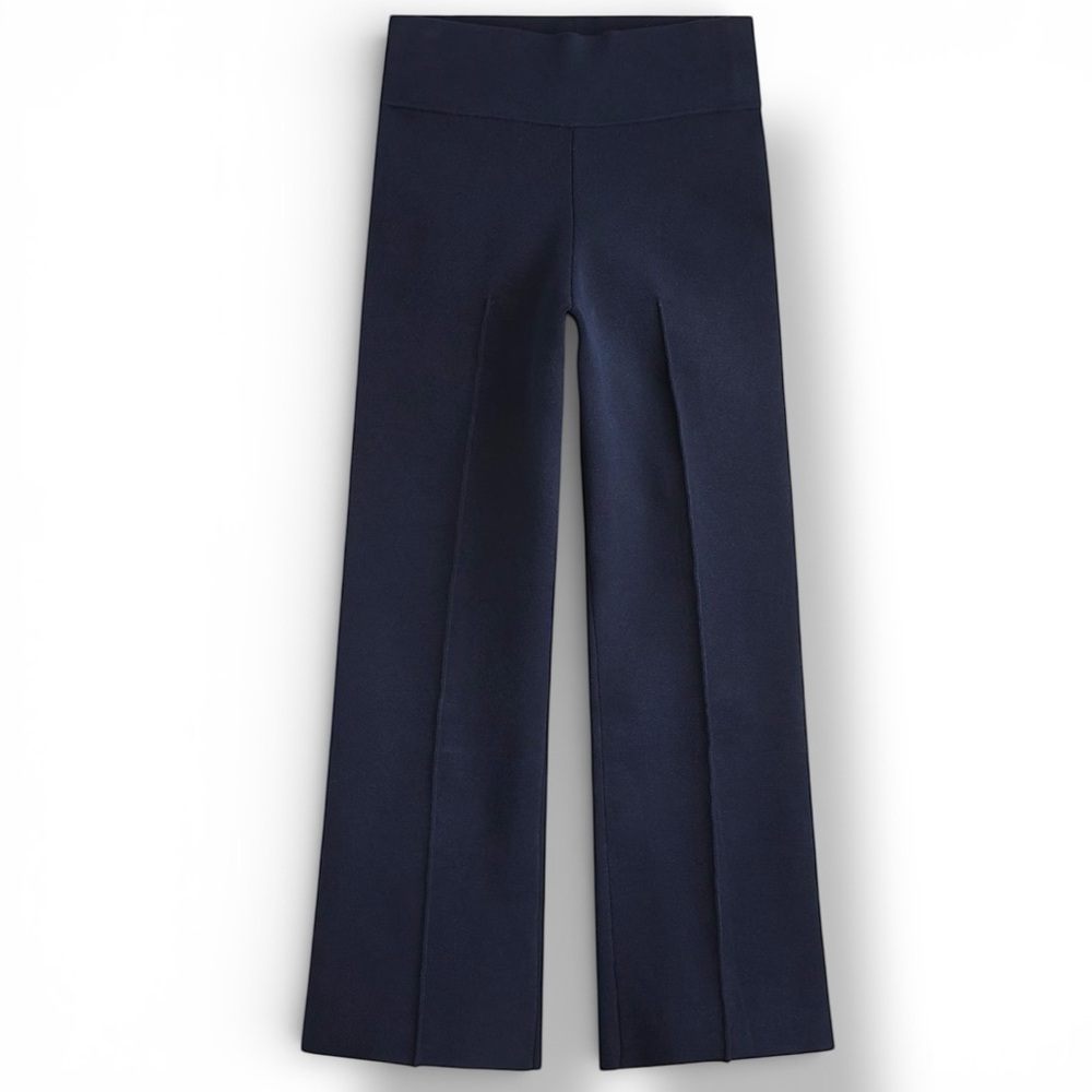 J. Crew Tall Delaney Kick Flare Navy Sweater Pants - Sz XS